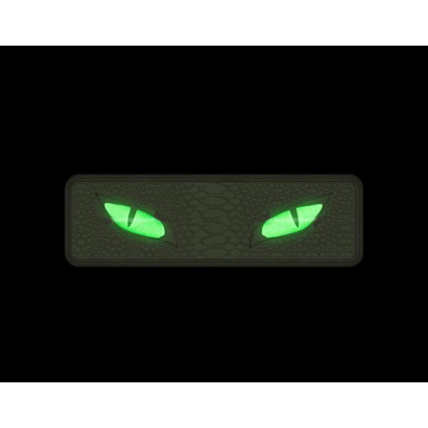 Шеврон Cat Eyes ПВХ Желтый+Олива ART - 3574763