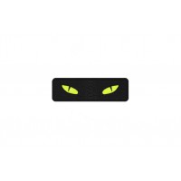Шеврон Cat Eyes ПВХ Желтый+Черный ART