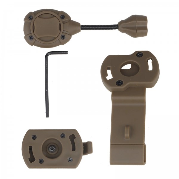 Тактический фонарик на каску LT-10-T Койот - 3574761