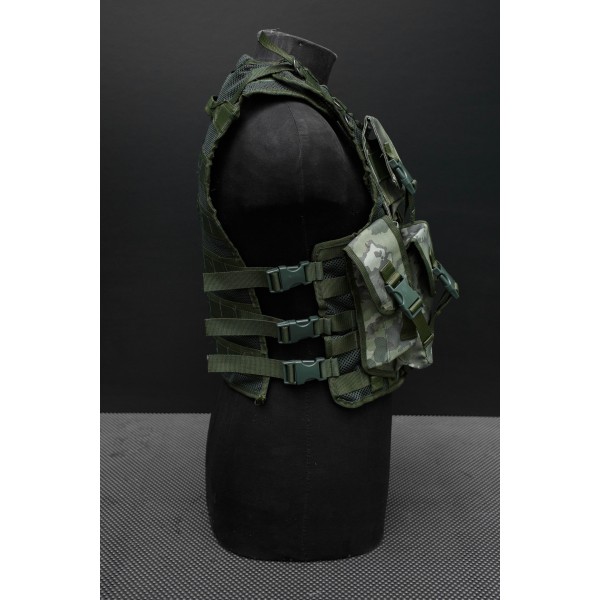 Разгрузочный жилет с подсумками и карманами под плиты, Олива-мультикам - 3574606 Разгрузочный жилет с подсумками и карманами под плиты, Олива-мультикам - 3574606