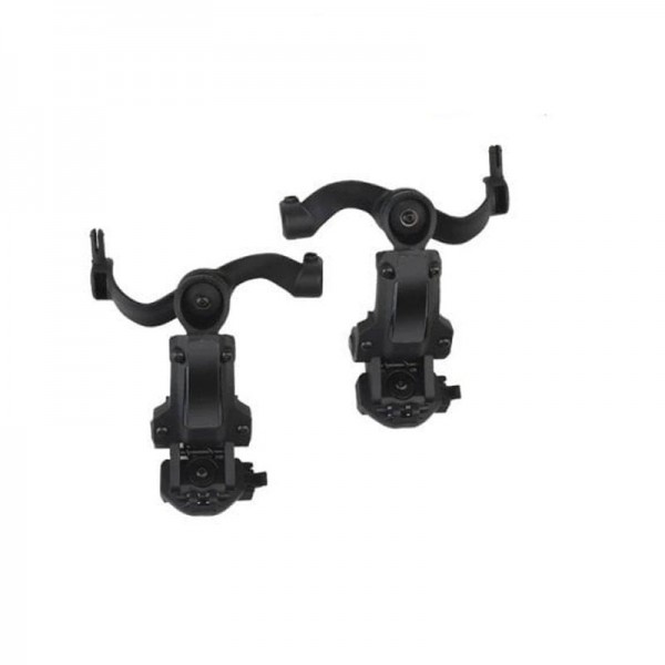 Кріплення для навушників (чебурашка) на шолом чорне - 3574482