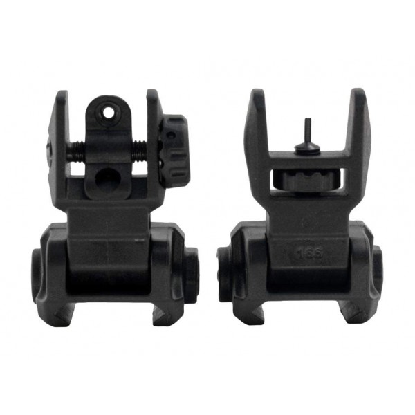 Набор: целик и мушка DLG Tactical (DLG-166) складные на планку Pitcatinny (черный) - 3574458 Набор: целик и мушка DLG Tactical (DLG-166) складные на планку Pitcatinny (черный) - 3574458