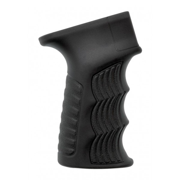 Пістолетна рукоятка DLG Tactical (DLG-098) для АК-47/74 (полімер) гумова, чорна - 3574453