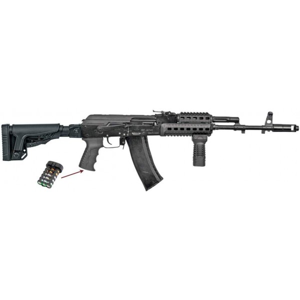 Пістолетна рукоятка DLG Tactical (DLG-098) для АК-47/74 (полімер) гумова, олива - 3574452 Пістолетна рукоятка DLG Tactical (DLG-098) для АК-47/74 (полімер) гумова, олива - 3574452