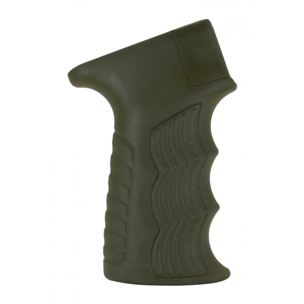 Пістолетна рукоятка DLG Tactical (DLG-098) для АК-47/74 (полімер) гумова, олива - 3574452