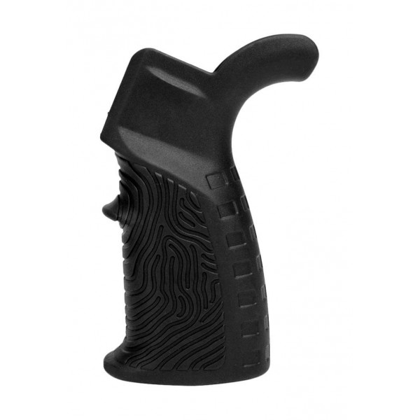 Пистолетная рукоятка DLG Tactical (DLG-123) для AR-15 (полимер) обрезиненная, черная - 3574450