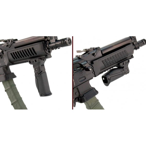 Передняя рукоятка DLG Tactical (DLG-048) складная на Picatinny (полимер) олива - 3574441