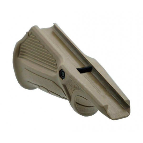 Передня рукоятка-упор DLG Tactical (DLG-049) горизонтальна на Picatinny (полімер) койот - 3574438