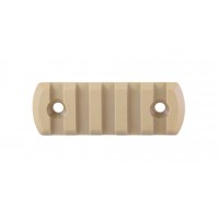 Планка DLG Tactical (DLG-110) для M-LOK, профиль Picatinny/Weaver (5 слотов) койот