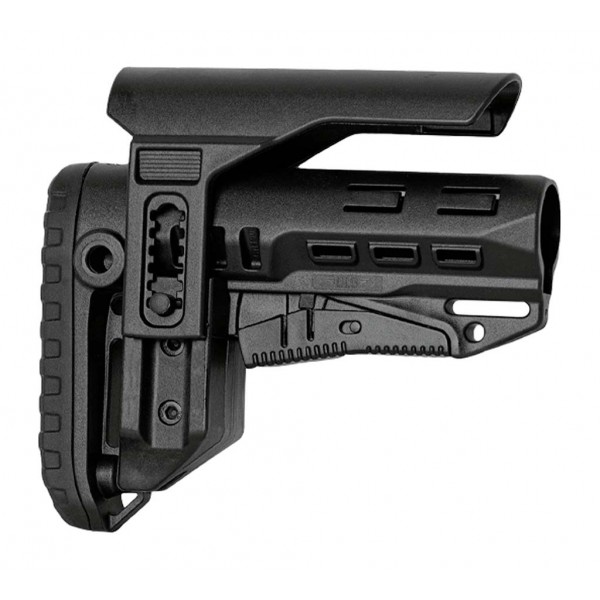 Приклад DLG TBS Compact PCP (Mil-Spec) с регулируемой щекой, черный - 3574425