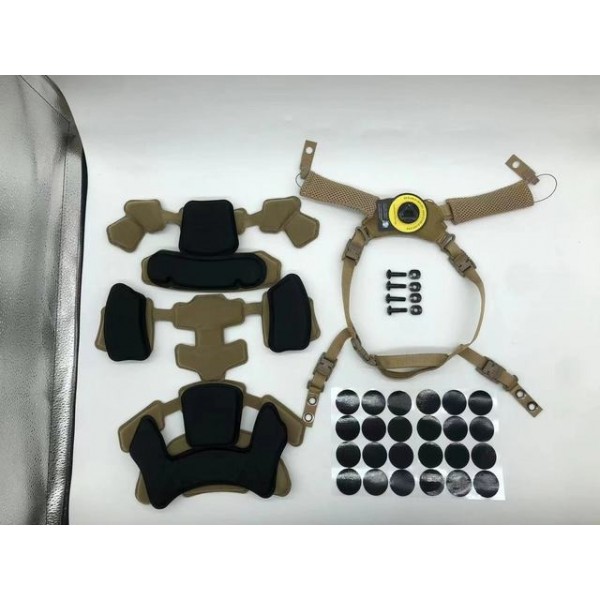 Комплект подушек и подвесная система на боевую каску - 3574389