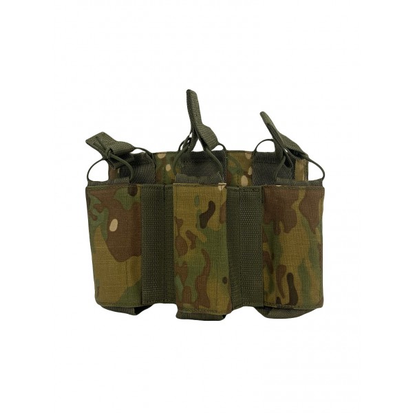 Подсумок открытый под 3 магазина АК ТТХ MS Cordura 500D мультикам - 3574373