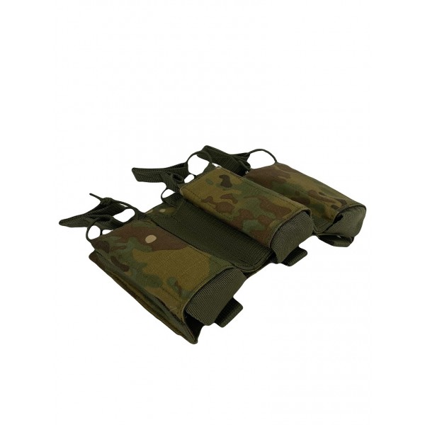 Подсумок открытый под 3 магазина АК ТТХ MS Cordura 500D мультикам - 3574373 Подсумок открытый под 3 магазина АК ТТХ MS Cordura 500D мультикам - 3574373