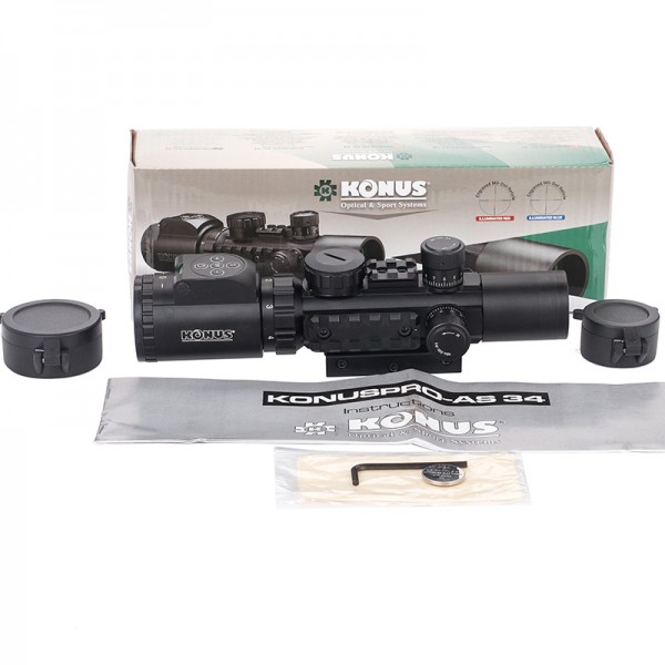 Оптичний приціл KONUS KONUSPRO AS-34 2-6x28 MIL-DOT IR - 3574325 Оптичний приціл KONUS KONUSPRO AS-34 2-6x28 MIL-DOT IR - 3574325