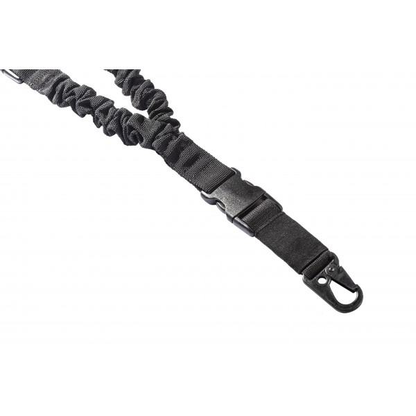 Ремень 1 точечный "Frag" с карабином Черный - 3574258
