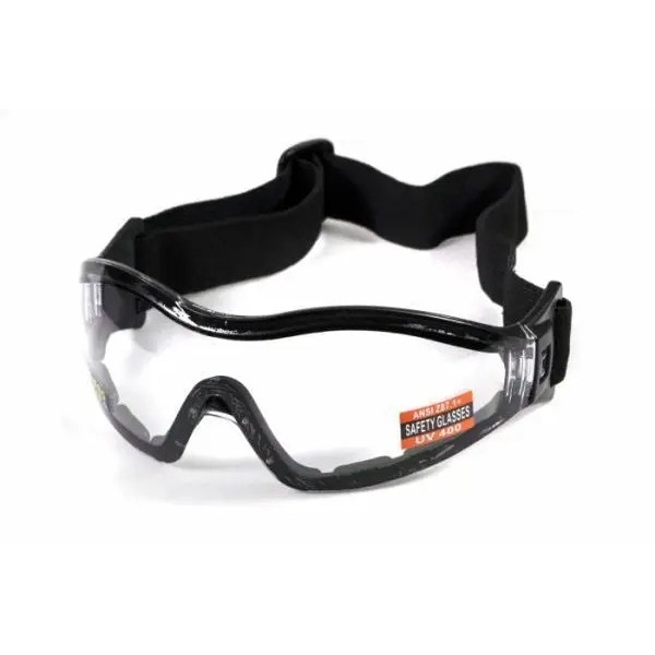 Окуляри захисні із ущільнювачем Global Vision Z-33 (clear) Anti-Fog, прозорі - 3574251