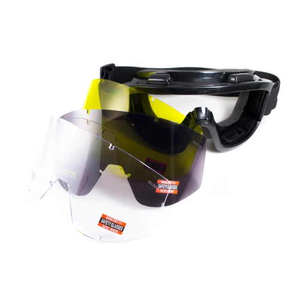 Защитные очки Global Vision Wind-Shield 3 lens KIT Anti-Fog, три сменных линзы - 3574250 Защитные очки Global Vision Wind-Shield 3 lens KIT Anti-Fog, три сменных линзы - 3574250