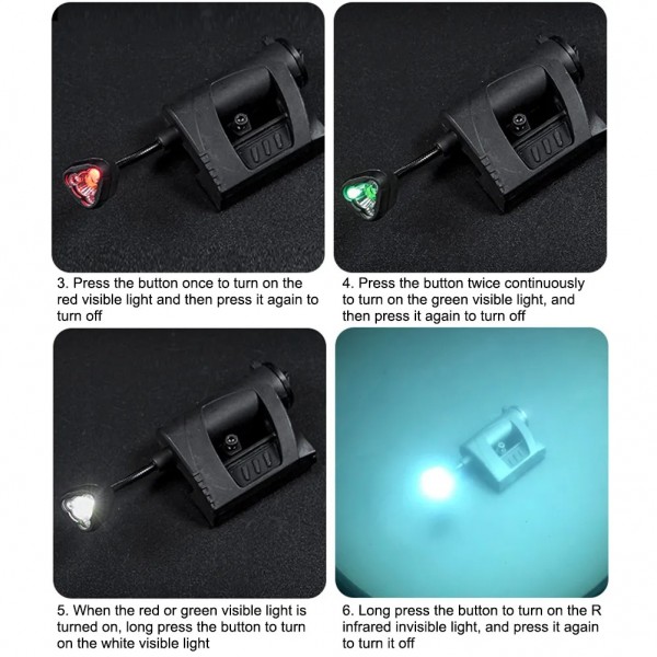 Тактический фонарик на каску Фаст койот - 3574245 Тактический фонарик на каску Фаст койот - 3574245