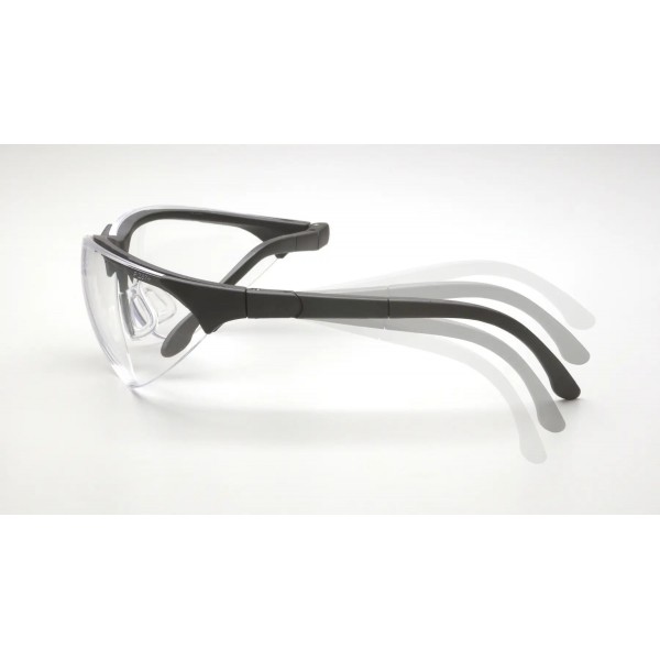 Очки защитные открытые Pyramex Rendezvous Crystal Gray (clear) Anti-Fog, прозрачные в серой полупрозрачной оправе - 3574229