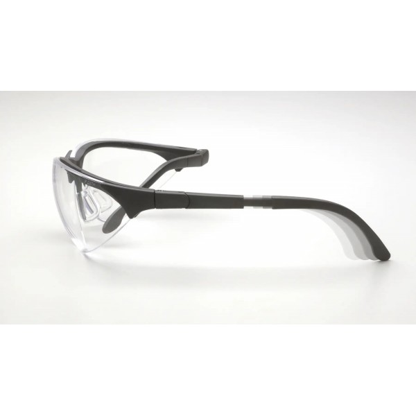 Очки защитные открытые Pyramex Rendezvous Crystal Gray (clear) Anti-Fog, прозрачные в серой полупрозрачной оправе - 3574229