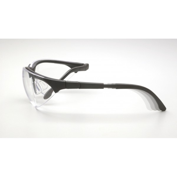 Очки защитные открытые Pyramex Rendezvous Crystal Gray (clear) Anti-Fog, прозрачные в серой полупрозрачной оправе - 3574229