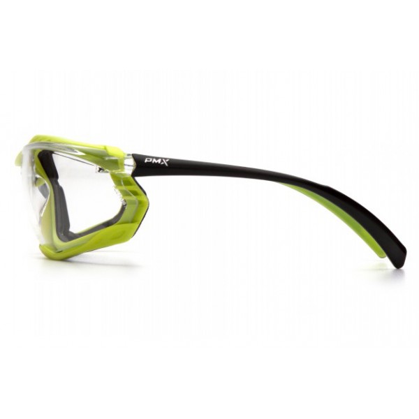 Окуляри захисні з ущільнювачем Pyramex Proximity Black-lime (clear) Anti-Fog, прозорі в чорно-лаймовій оправі - 3586656 Окуляри захисні з ущільнювачем Pyramex Proximity Black-lime (clear) Anti-Fog, прозорі в чорно-лаймовій оправі - 3586656