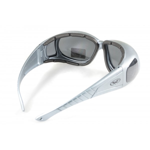 Окуляри захисні з ущільнювачем Global Vision Outfitter Metallic (gray) Anti-Fog, чорні в сірій оправі - 3586654 Окуляри захисні з ущільнювачем Global Vision Outfitter Metallic (gray) Anti-Fog, чорні в сірій оправі - 3586654