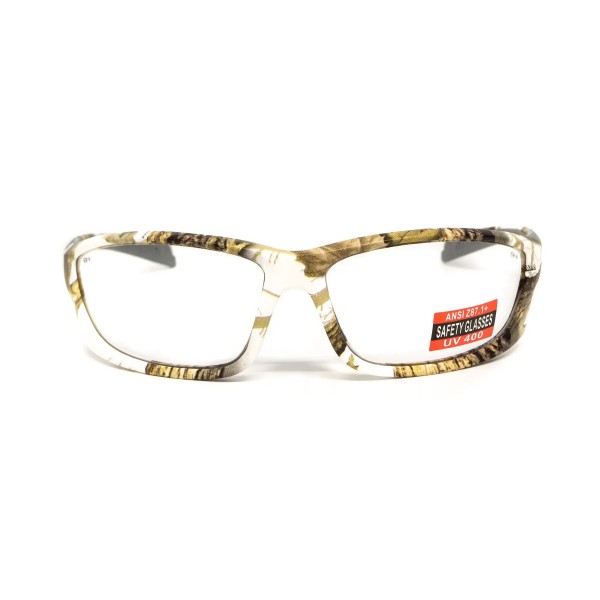 Окуляри захисні Global Vision Hercules-5 White Camo (clear), прозорі в камуфльованій оправі - 3574209 Окуляри захисні Global Vision Hercules-5 White Camo (clear), прозорі в камуфльованій оправі - 3574209