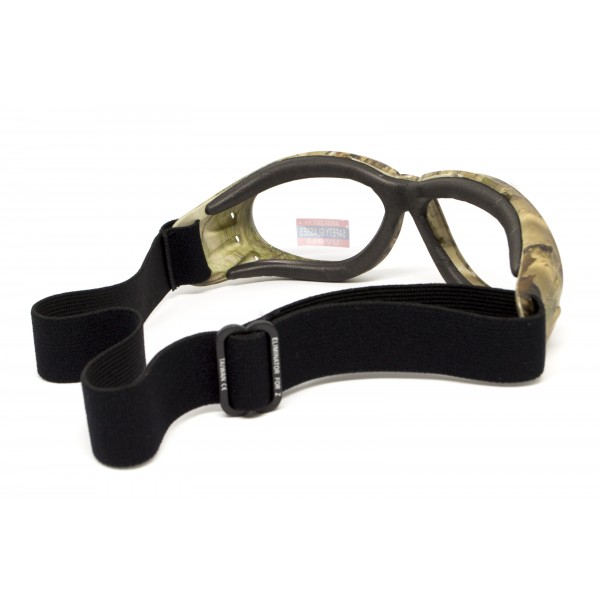 Очки защитные с уплотнителем Global Vision Eliminator Camo Forest (clear), прозрачные в камуфлированной оправе - 3586669 Очки защитные с уплотнителем Global Vision Eliminator Camo Forest (clear), прозрачные в камуфлированной оправе - 3586669