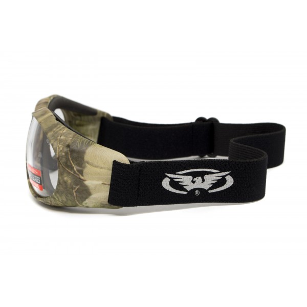 Очки защитные с уплотнителем Global Vision Eliminator Camo Forest (clear), прозрачные в камуфлированной оправе - 3586669 Очки защитные с уплотнителем Global Vision Eliminator Camo Forest (clear), прозрачные в камуфлированной оправе - 3586669