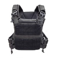 Плитоноска тактическая Warrior Spirit WS-EXP 3.0 Black (под плиту 25*30)