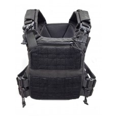 Плитоноска тактическая Warrior Spirit WS-EXP 3.0 Black (под плиту 25*30)