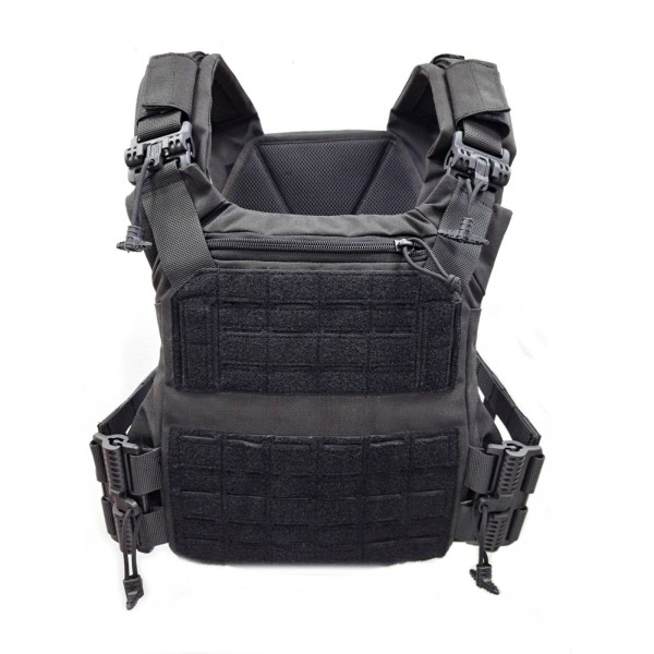 Плитоноска тактическая Warrior Spirit WS-EXP 3.0 Black (под плиту 25*30) - 3574184