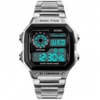 Годинник тактичний Skmei Ripple Silver 1335S