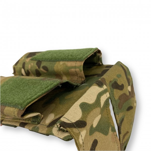 Подсумок закрытый двойной для 2 магазинов АК ТТХ MS Cordura 500D мультикам - 3574164