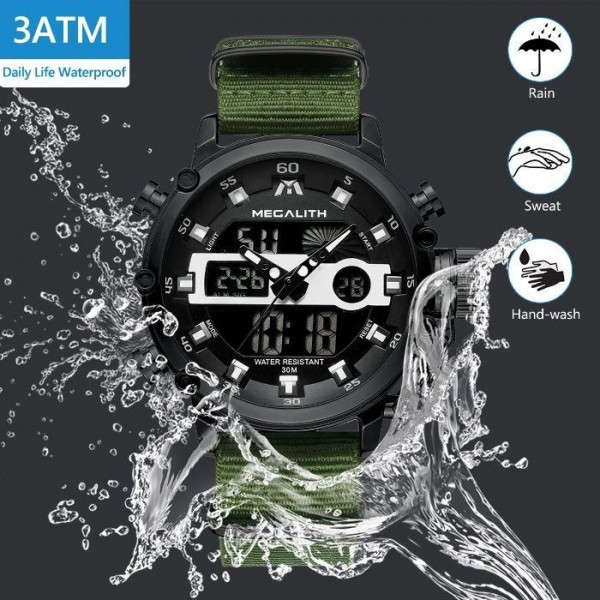 Часы тактические MegaLith Prof Green - 3574139