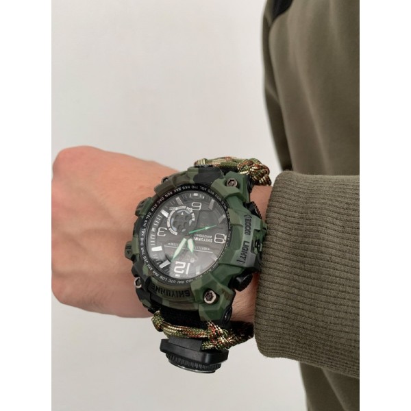 Часы тактические Hemsut Military с компасом - 3574116