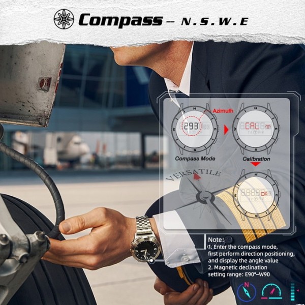 Часы тактические North Edge Snow Leopard - 3574101