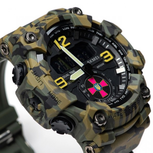 Годинник тактичний Skmei Brave ЗСУ - 3574087