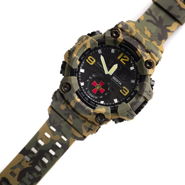 Годинник тактичний Skmei Brave ЗСУ - 3574087