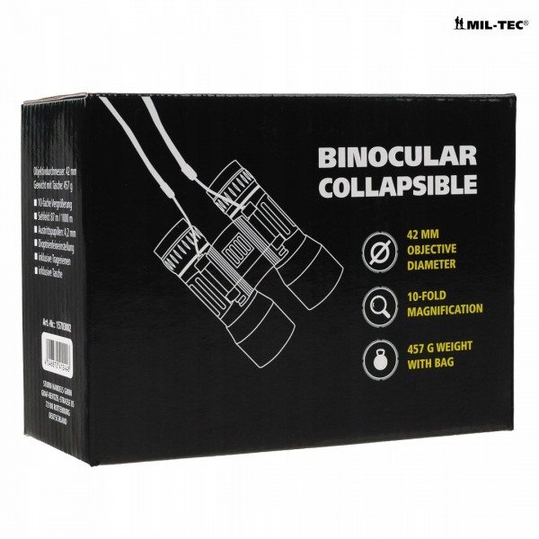 Бінокль тактичний складаний з склом антивідблиску 10х42 мм Mil Tec Німеччина - 3574038 Бінокль тактичний складаний з склом антивідблиску 10х42 мм Mil Tec Німеччина - 3574038