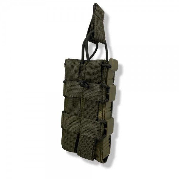 Подсумок под магазин АК с пластиковым бортом uaBRONIK Пиксель - 3573997