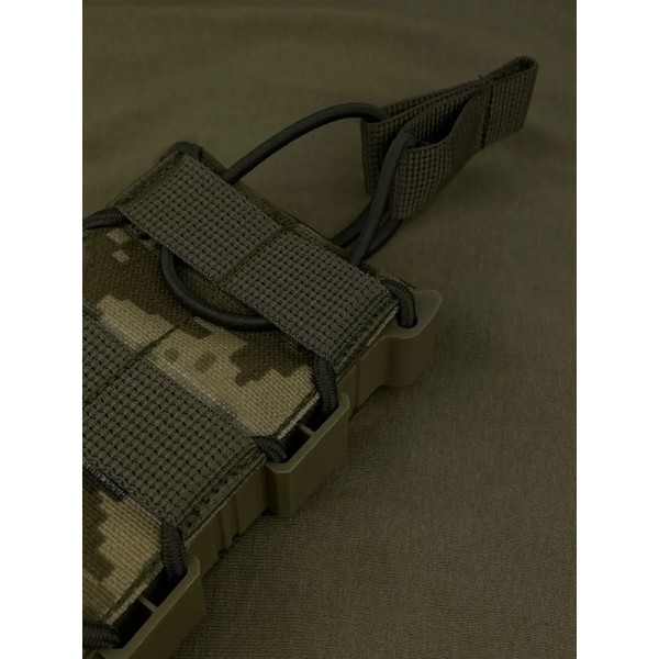 Подсумок под магазин АК с пластиковым бортом uaBRONIK Пиксель - 3573997