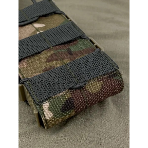 Підсумок під магазин АК з пластиковим бортом uaBRONIK Мультикам - 3573996 Підсумок під магазин АК з пластиковим бортом uaBRONIK Мультикам - 3573996