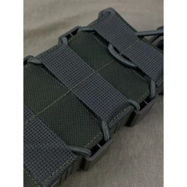 Подсумок под магазин АК с пластиковым бортом uaBRONIK Олива - 3573995