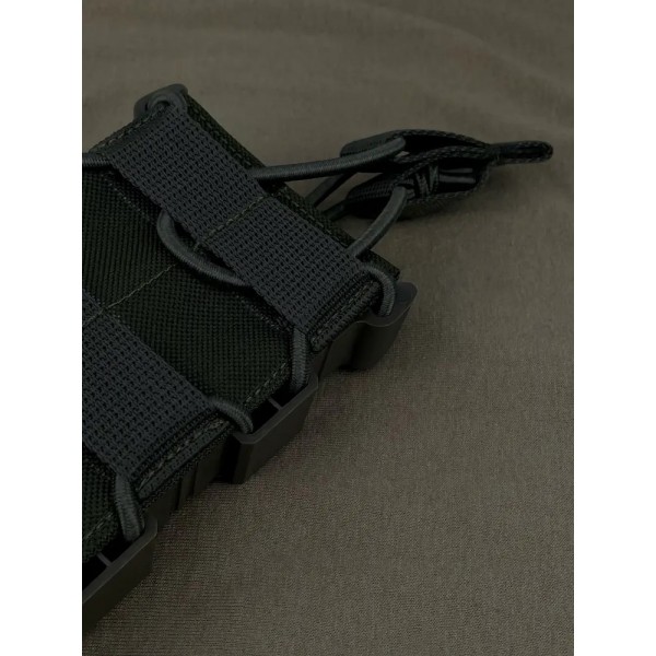 Подсумок под магазин АК с пластиковым бортом uaBRONIK Олива - 3573995