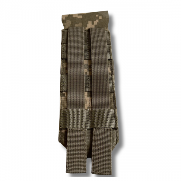 Подсумок двойной Магазин АК Закрытый uaBRONIK Пиксель - 3573994