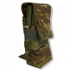 Подсумок двойной Магазин АК Закрытый uaBRONIK Мультикам