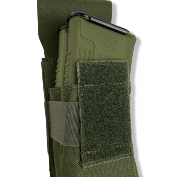 Подсумок двойной Магазин АК Закрытый uaBRONIK Олива - 3573992 Подсумок двойной Магазин АК Закрытый uaBRONIK Олива - 3573992
