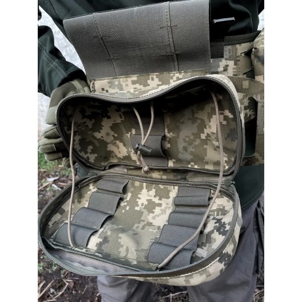 Подсумок медицинский горизонтальный uaBRONIK Пиксель - 3573977 Подсумок медицинский горизонтальный uaBRONIK Пиксель - 3573977